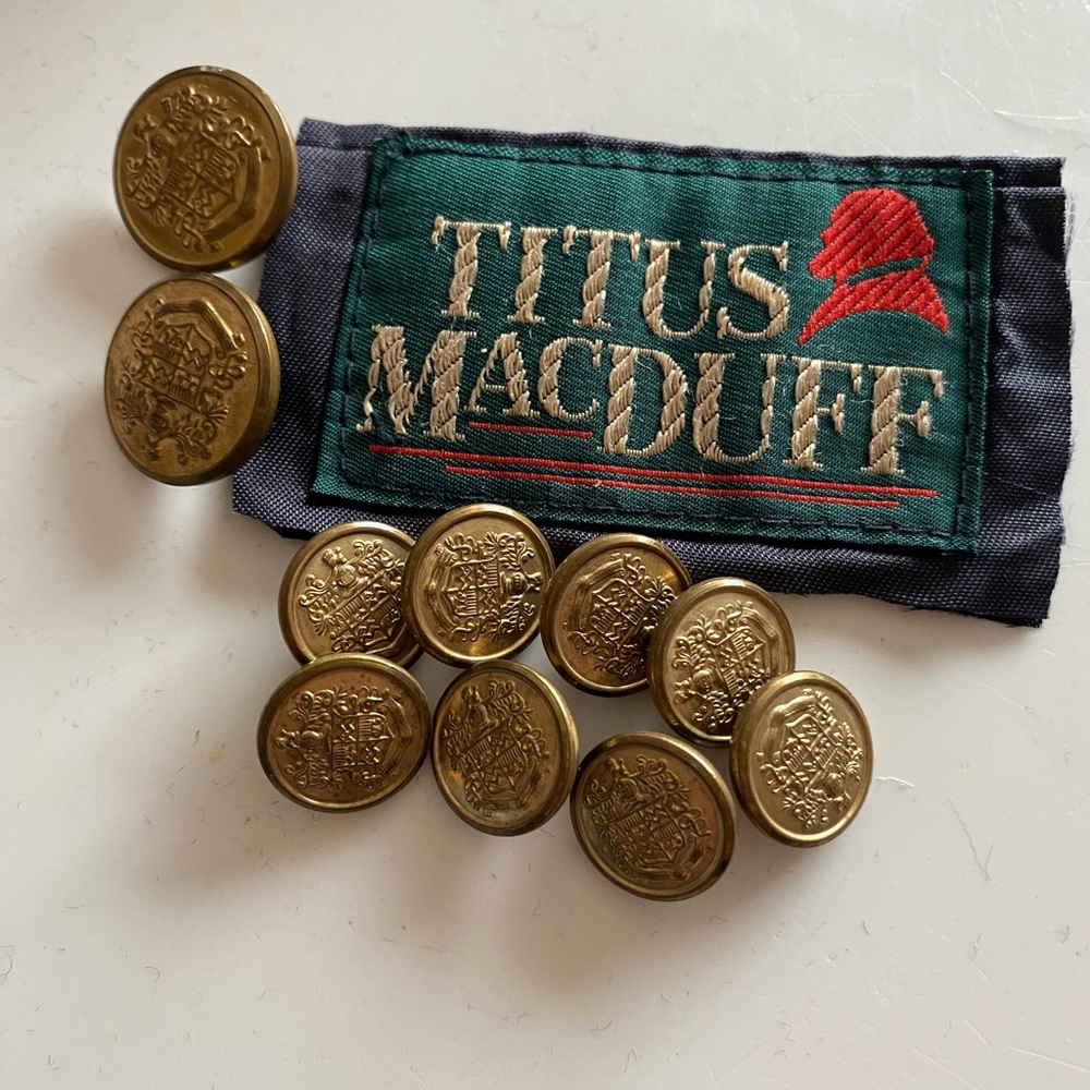Gold Button Set - Picture 1 of 3